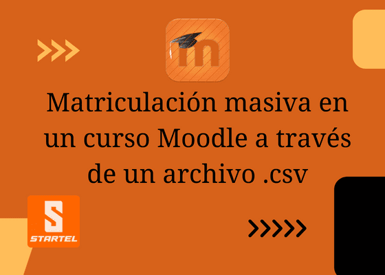 Matriculación masiva en un curso Moodle a través de un archivo .csv
