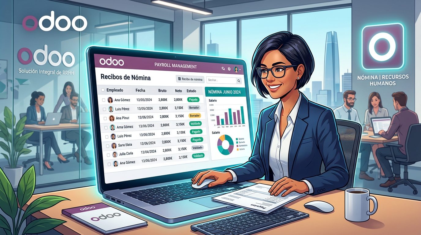 Módulo de Nómina para Chile en Odoo 18 Community